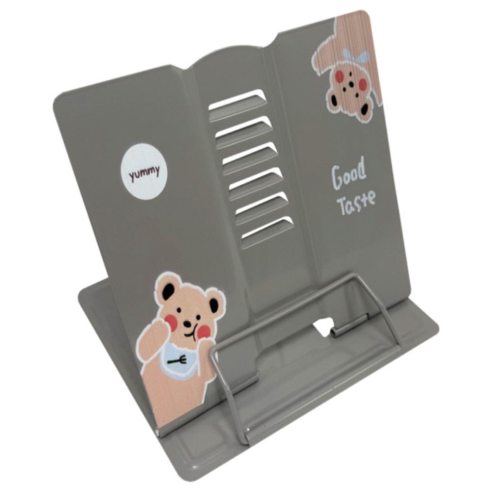 Підставка для книг "Animals" 555-568-S(Gray) металева Bambi