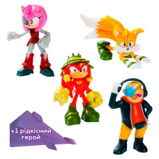 Набір ігрових фігурок Пригоди Наклза SONIC PRIME SON2040B 5 фігурок, 6,5 см Sonic Prime