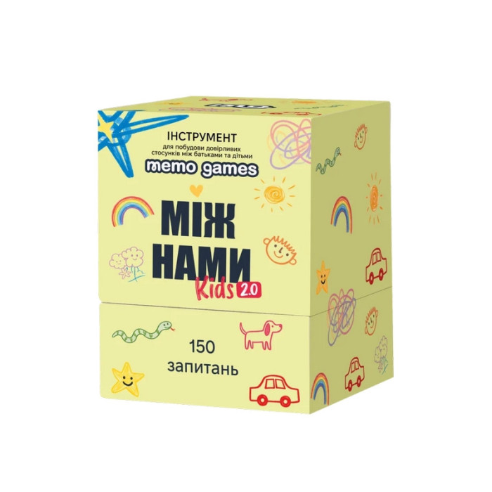 Карткова гра "Між нами: Kids 2.0" 0043MG, українською мовою Memo Games