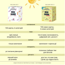 Карткова гра "Між нами: Kids 2.0" 0043MG, українською мовою Memo Games