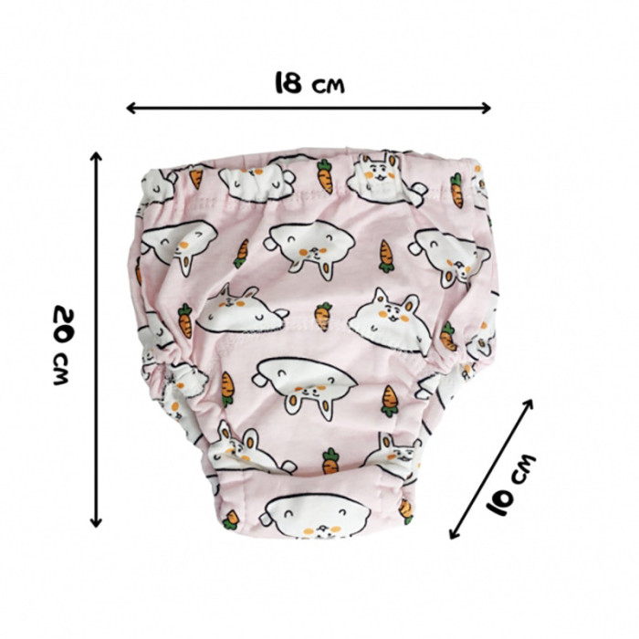 Тренувальні трусики 4-шарові MGZ-0657(Pink) розмір 100 (13-18 кг) Megazayka