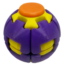 Дитячий антистрес "Spiner-Ball" SPIN-BALL-6(Violet-Yellow) розмір 5,5 см Bambi