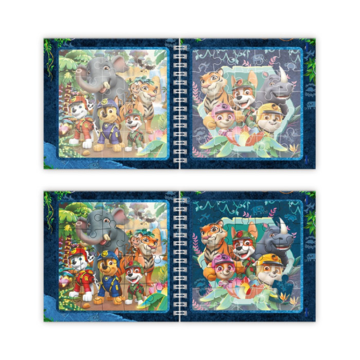 Магнітний дитячий пазл 2 в 1 "Лапи джунглів" 200543, 20-25 елементів DoDo Toys