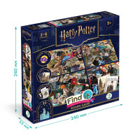 Дитяча настільна гра "Find it: Harry Potter" 200585 4 двосторонні поля 80 ігрових карток 2-6 гравців DoDo Toys