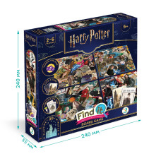 Дитяча настільна гра "Find it: Harry Potter" 200585 4 двосторонні поля 80 ігрових карток 2-6 гравців DoDo Toys
