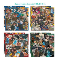Дитяча настільна гра "Find it: Harry Potter" 200585 4 двосторонні поля 80 ігрових карток 2-6 гравців DoDo Toys