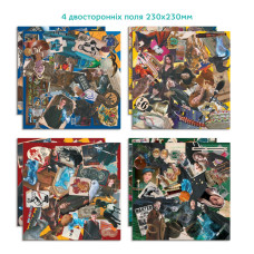 Дитяча настільна гра "Find it: Harry Potter" 200585 4 двосторонні поля 80 ігрових карток 2-6 гравців DoDo Toys