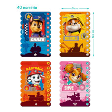 Магнітні палички для рахування "Paw Patrol: Герої-рятувальники" 200652, 40 магнітних елементів DoDo Toys