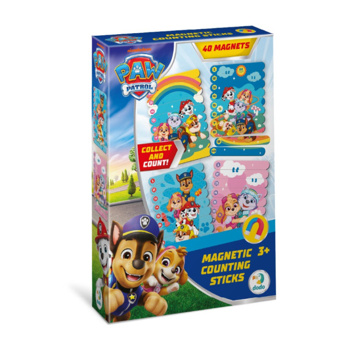 Магнітні палички для рахування "Paw Patrol: Дружба зростає" 200653, 40 магнітних елементів DoDo Toys