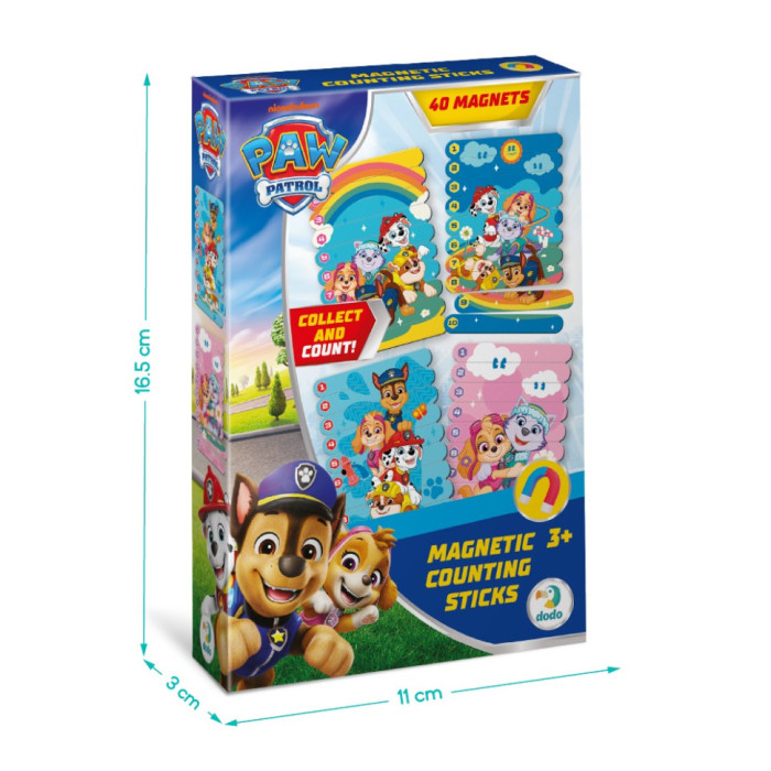 Магнітні палички для рахування "Paw Patrol: Дружба зростає" 200653, 40 магнітних елементів DoDo Toys