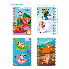 Магнітні палички для рахування "Paw Patrol: Сезони" 200655, 40 магнітних елементів DoDo Toys