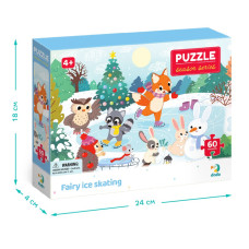 Дитячий пазл "Чарівна ковзанка" 300410, 60 елементів DoDo Toys