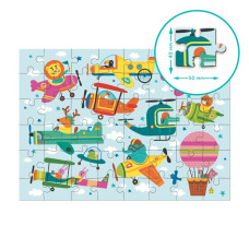 Пазл "Наздоганяй! У небі" 300617, 48 елементів DoDo Toys