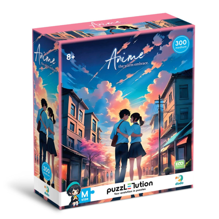 Пазл "Аніме: Теплі обійми" 300673, 300 елементів DoDo Toys