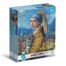 Пазл "Art: Дівчина з перловою сережкою" 300680, 500 елементів DoDo Toys