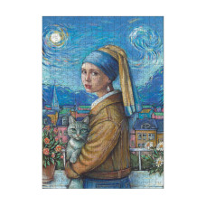 Пазл "Art: Дівчина з перловою сережкою" 300680, 500 елементів DoDo Toys