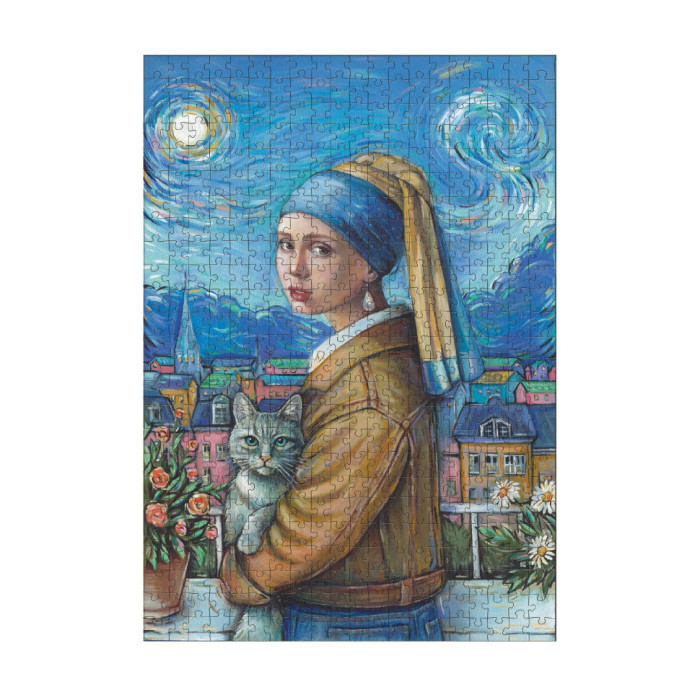 Пазл "Art: Дівчина з перловою сережкою" 300680, 500 елементів DoDo Toys