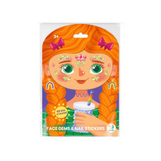 Набір страз і наліпок на обличчя та нігті "Сонячна дівчинка" 300858 DoDo Toys