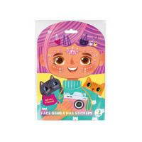 Набір страз і наліпок на обличчя та нігті "Пані Киця" 300859 DoDo Toys