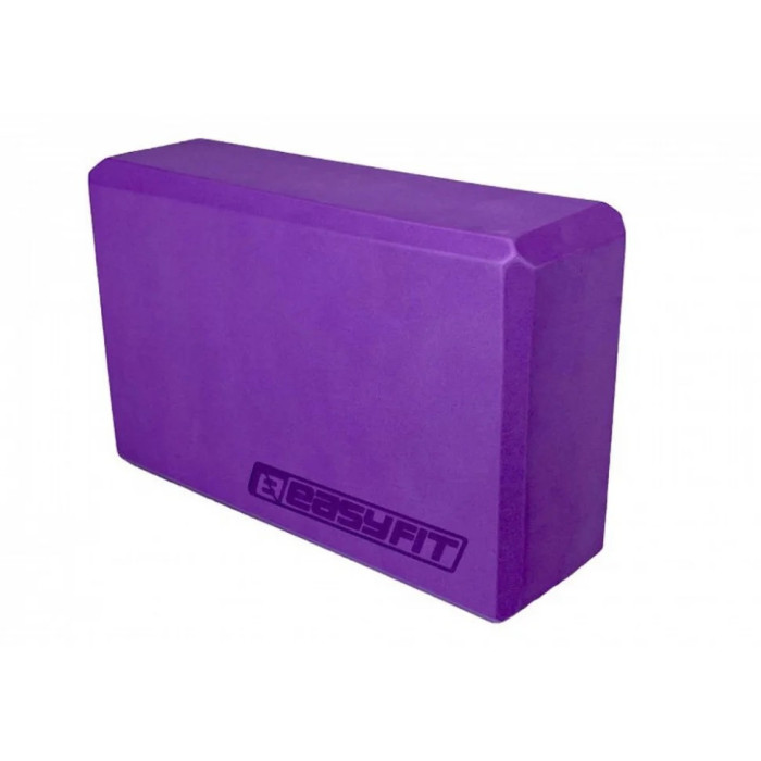 Блок для йоги EF-1818-V, EVA, Фіолетовий EasyFit