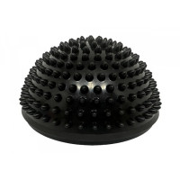 Напівсфера масажна кіндербол EF-3001-BK 16 см, м'яка, чорна EasyFit