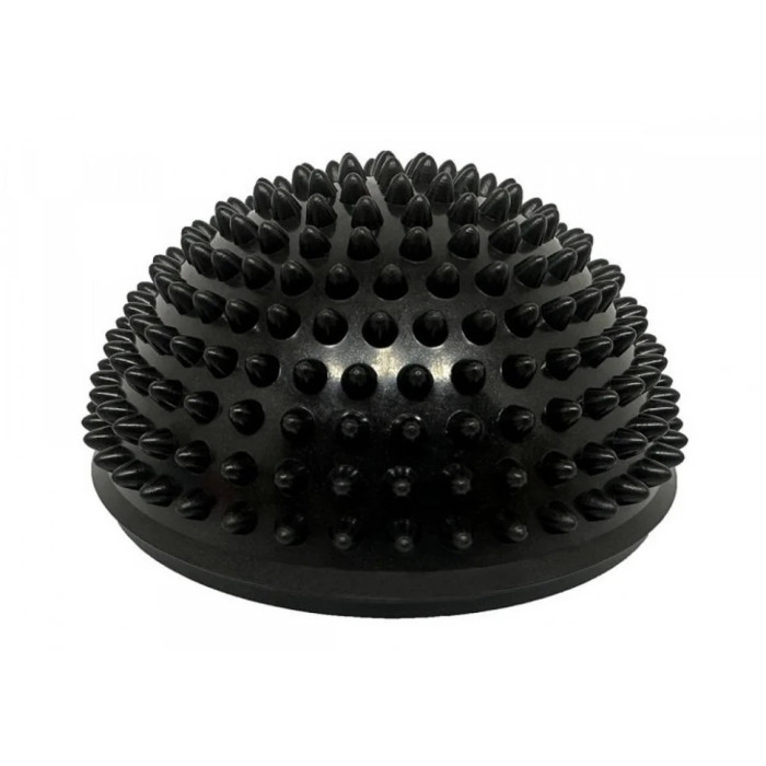 Напівсфера масажна кіндербол EF-3001-BK 16 см, м'яка, чорна EasyFit