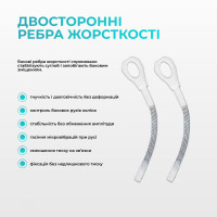 Бандаж ортопедичний для колінного суглоба з ребрами жорсткості та силіконовою вставкою EF-0079-L EasyFit