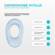 Бандаж ортопедичний для колінного суглоба з ребрами жорсткості та силіконовою вставкою EF-0079-L EasyFit