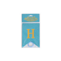Гірлянда з прапорцями "Happy Birthday" MK, 5955(Light-Blue) блакитна Bambi