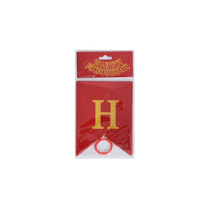 Гірлянда з прапорцями "Happy Birthday" MK 5955(Red) червона Bambi