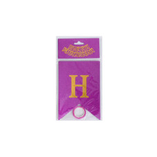 Гірлянда з прапорцями "Happy Birthday" MK 5955(Violet) фіолетова Bambi