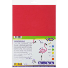 Фоаміран для творчості А4 KIDS Line ZB.1843, 5 аркушів, 8 кольорів, 1 мм ZiBi