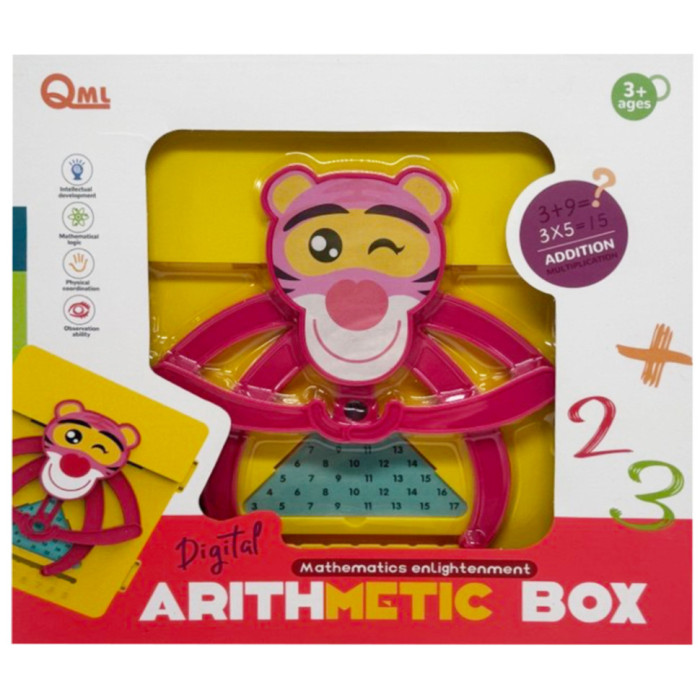 Розвивальна математична гра "Arithmetic box" M9G(Pink) Bambi