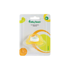 Дитяча латексна соска 3220_жовтий BABY TEAM
