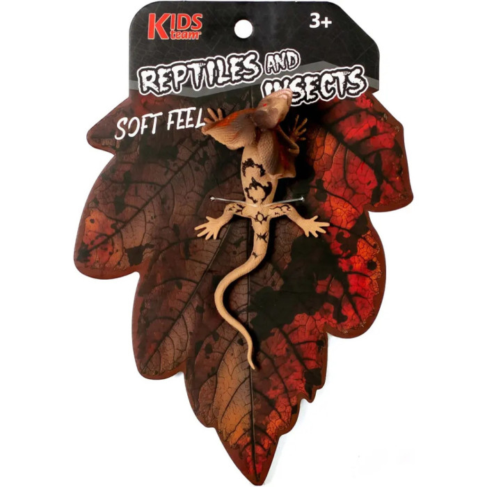 Дитяча іграшкова фігурка "Плащеноса ящірка" ZY1796866_1 серії "Reptiles and insects" Kids Team