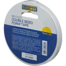 Двостороння клейка стрічка BM.7510, 12 мм × 2 м BUROMAX