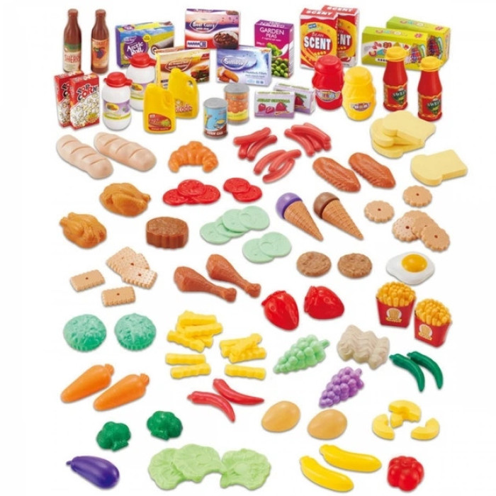 Дитячий набір продуктів "Food play set" XG120-1, 120 елементів Woopie Toys