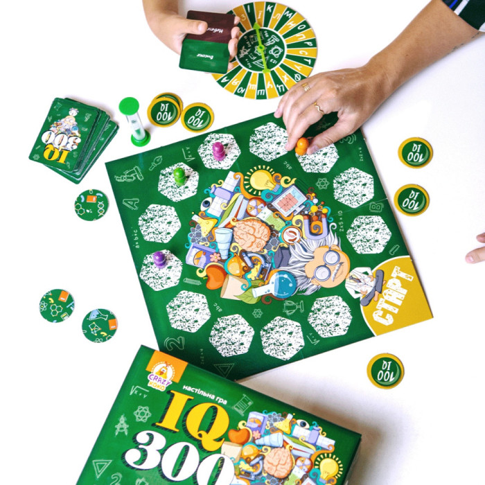 Дитяча настільна гра "IQ300" VT8055-46 колесо фортуни, пісочний годинник Vladi Toys