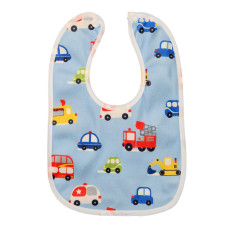 Дитячий слинявчик тканинний MGZ-0600(Blue) на кнопці Megazayka