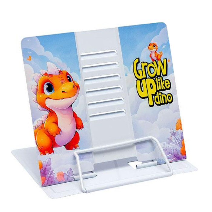 Підставка для книг "Grow up like dino" LTS-8226-1 металева Bambi