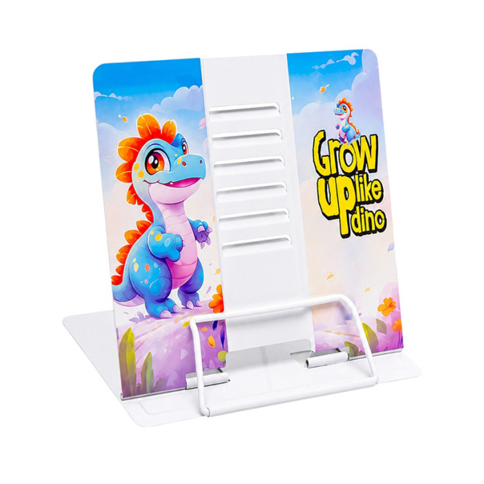 Підставка для книг "Grow up like dino" LTS-8226-2 металева Bambi