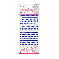 Декоративні наклейки XY-020(Blue) для авто, ноутбуків, телефонів  Bambi