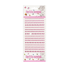 Декоративні наклейки XY-020(Pink) для авто, ноутбуків, телефонів  Bambi