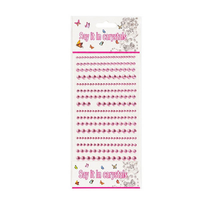 Декоративні наклейки XY-020(Pink) для авто, ноутбуків, телефонів Bambi