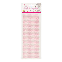 Декоративні наклейки XY-007(Pink) для авто, ноутбуків, телефонів  Bambi