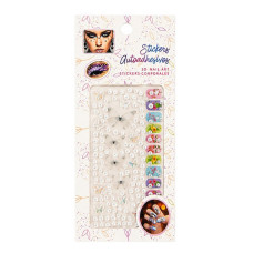 Декоративні наклейки XY-030(White) для манікюру та макіяжу Bambi