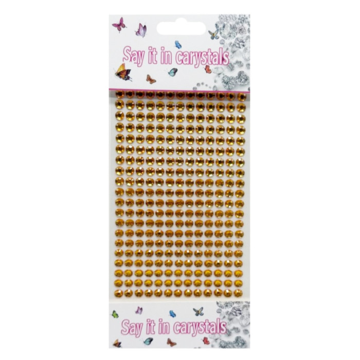 Декоративні наклейки XY-003(Gold) для авто, ноутбуків, телефонів Bambi