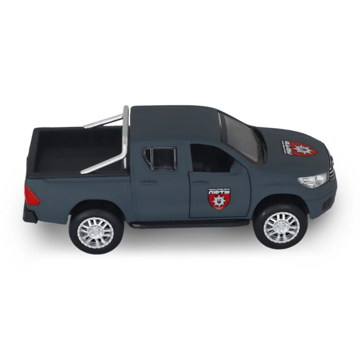 Автомодель серії "Шеврони Героїв" Toyota Hilux "Лють" TechnoDrive KM6118F TechnoDrive