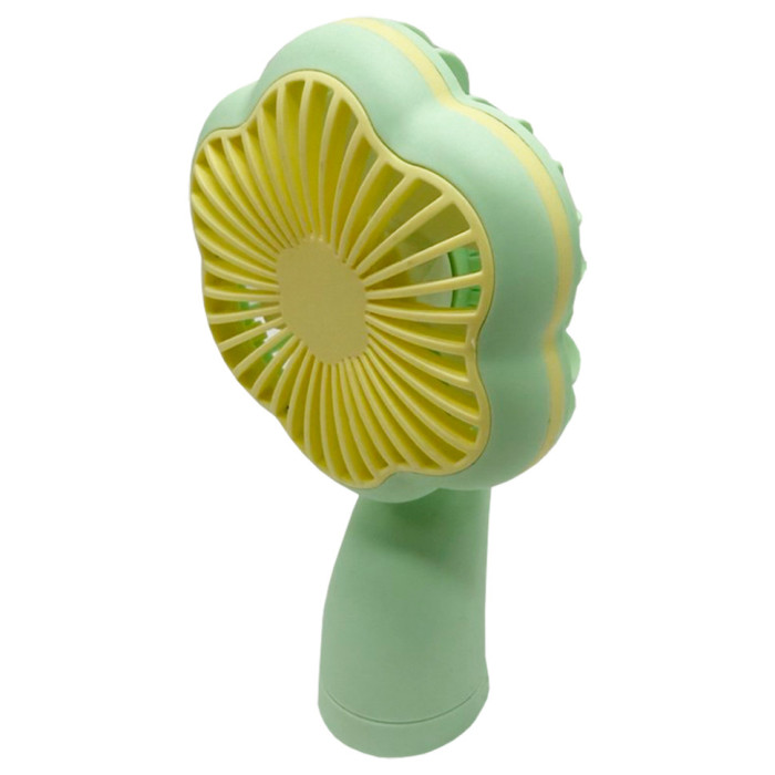 Портативний ручний вентилятор 2 в 1 MK 5612(Green) 2 режими Bambi