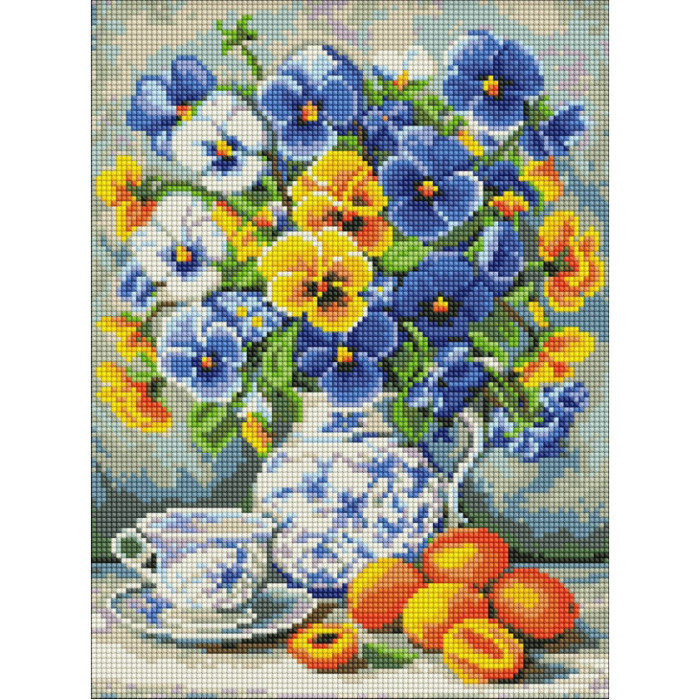 Алмазна мозаїка "Братчики та абрикоси"©art_selena_ua AMO20463, 30х40 см Идейка